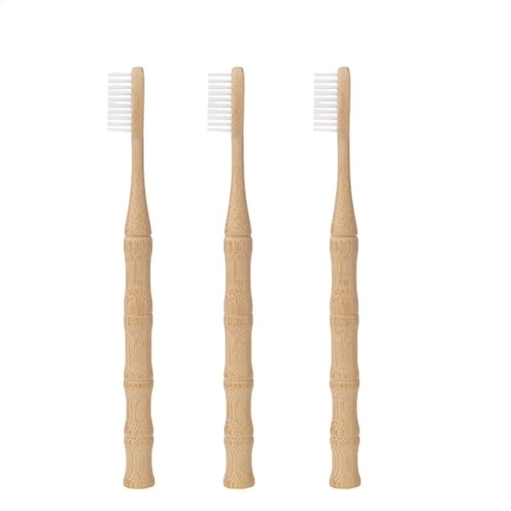 ECO-friendly Natural Biodegradable White Bamboo Toothbrushes