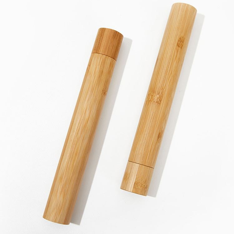 Ecofriendly Portable Bamboo Travel Cases Holder