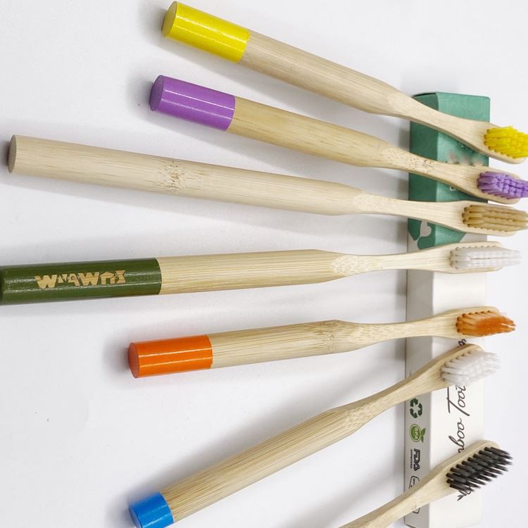 자체 상표 생분해성 대나무 칫솔