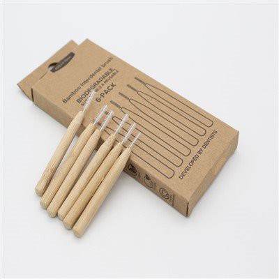 친환경 유기농 대나무 치간칫솔